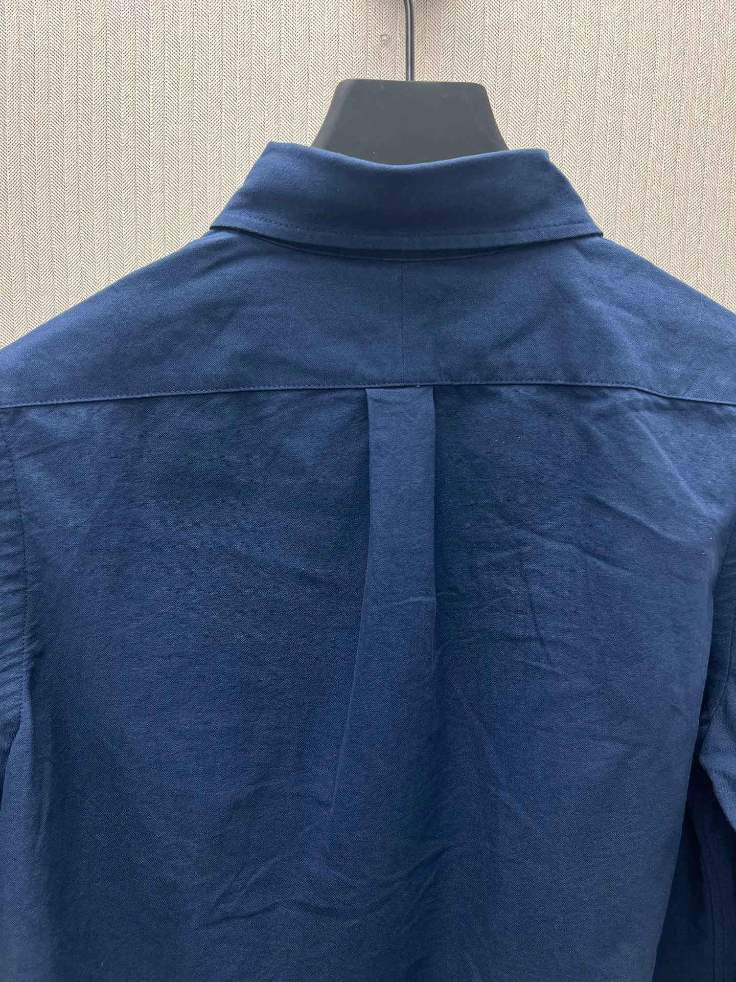 🅿️460 Polo 25ss new solid color logo embroidered buttoned long-sleeved shirt men's high version code number: XS.S.M.L.XL.